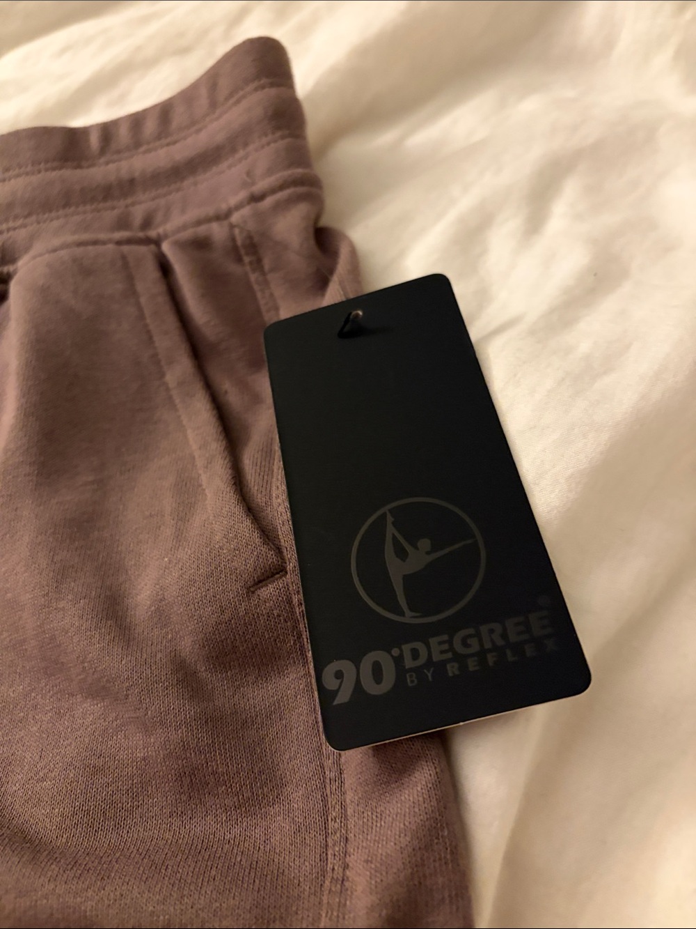 Women’s Cozy Drawstring Lounge Shorts - Mauve Mocha - Picture 2 of 6